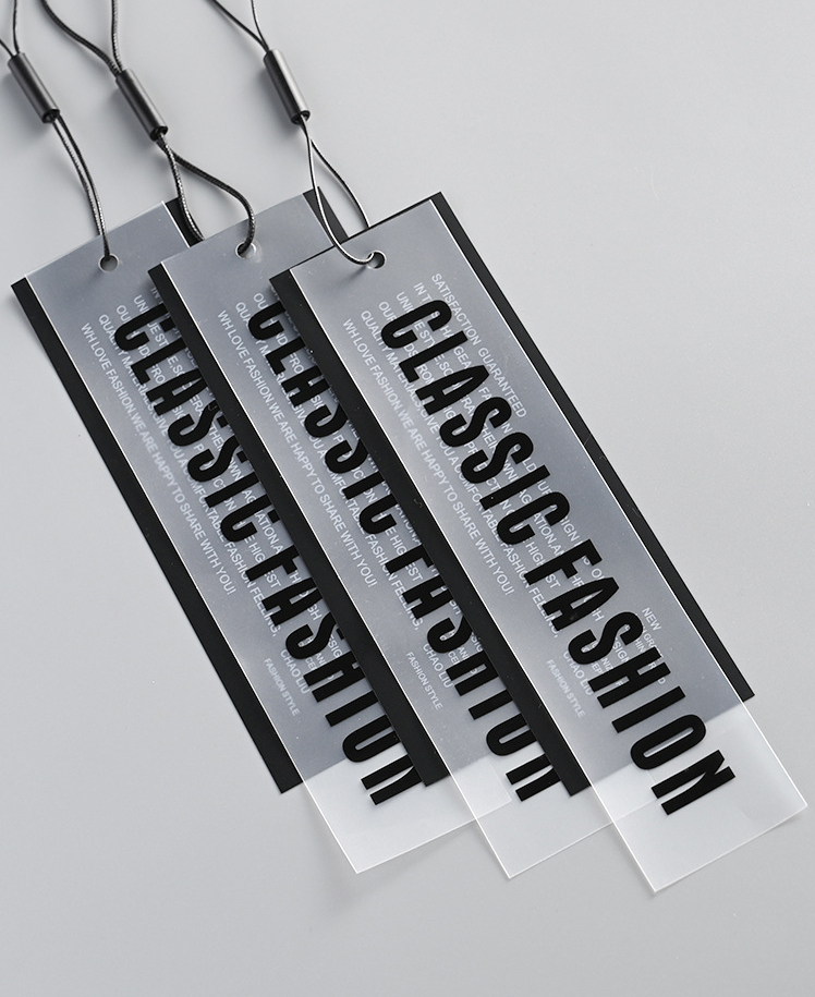 Small MOQ China Factory Wholesale Custom Paper Garment hang Tag Labels
