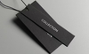 Luxury Recycled Jeans Hanging Paper Label Embossed Custom Printed Hang Tag Cardboard Clothing Hangtag for Clothes Own Logo China