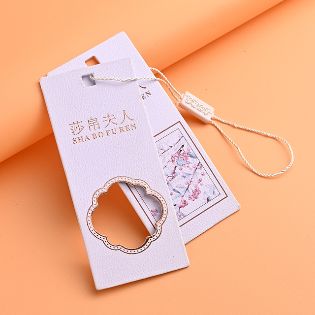 Garment Swing Tags Factory Professional Manufacture Luxury Brand Logo Custom Fashion Hang Tag for Clothing