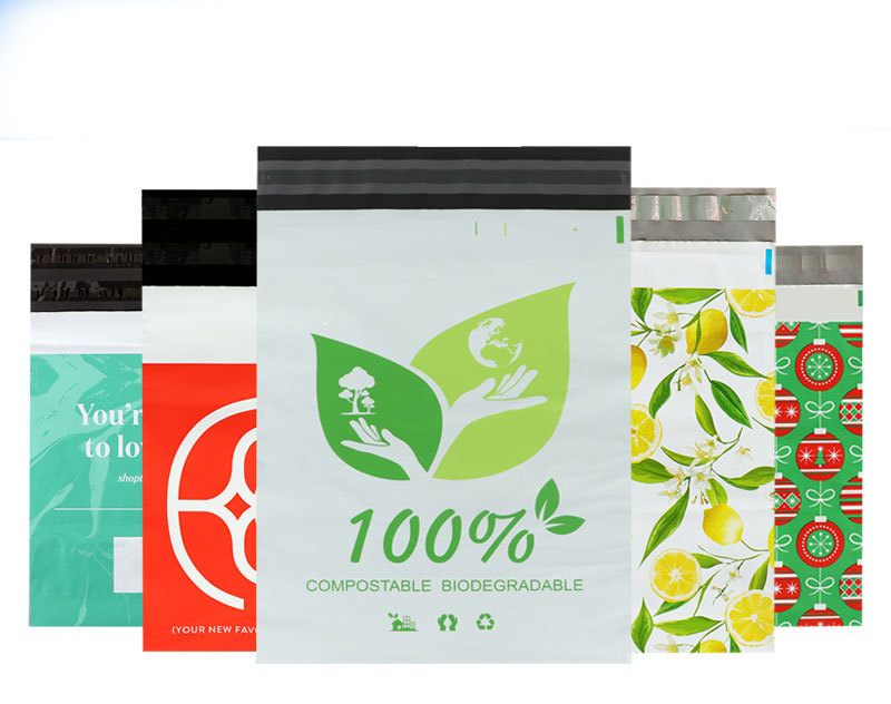 Compostable Biodegradable Postal E-commerce Mailer Courier Packing Bags - YL-FP0009