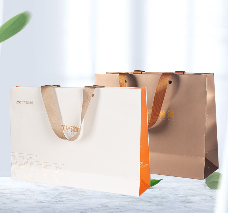 Custom Cardboard Paper Shopping Bags--YL-BAG0004