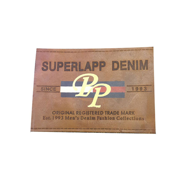 Custom Clothing Embossed Genuine Leather Patch--LPAT0009