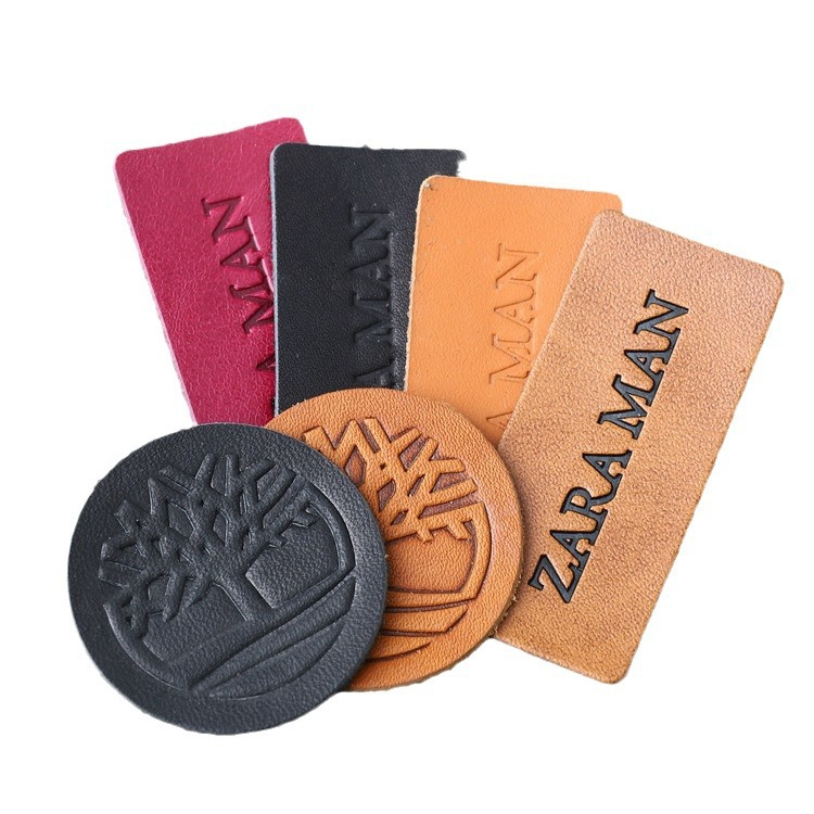 Clothing LOGO Embossed PU leather Patch--LPAT0010