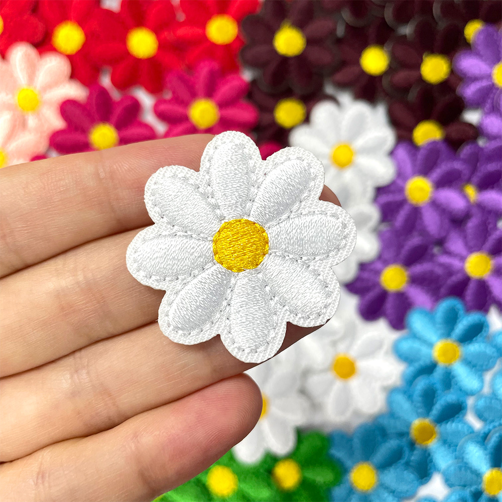 Flower Design Custom Embroidery Patches--YL-EPAT0027