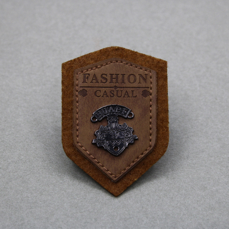 Custom Embossed Real Leather Badge --LPAT0017