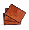Eco-friendly Custom Logo Embossed Suede Patch --LPAT0014