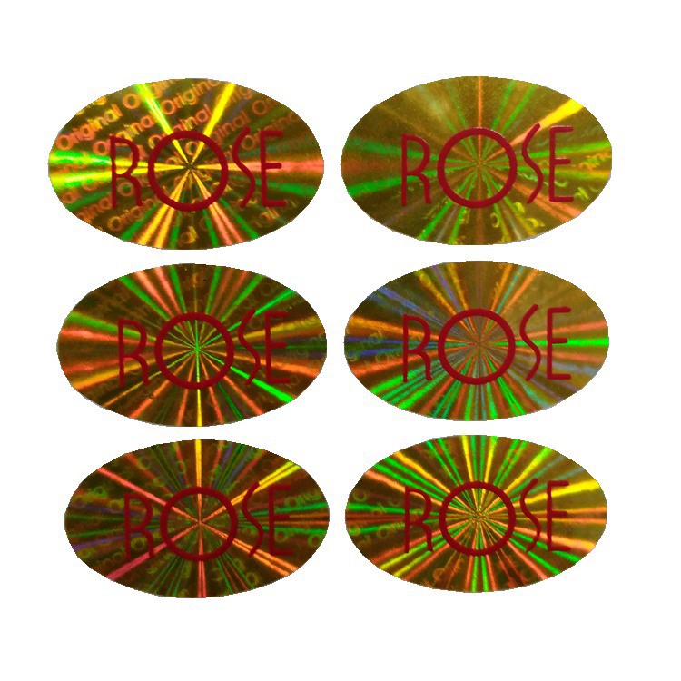 Golden Color Security Label Hologram Sticker -YL-PL0007