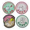 Custom Design Fabric Woven Full Embroidered Logo --YL-WL0036