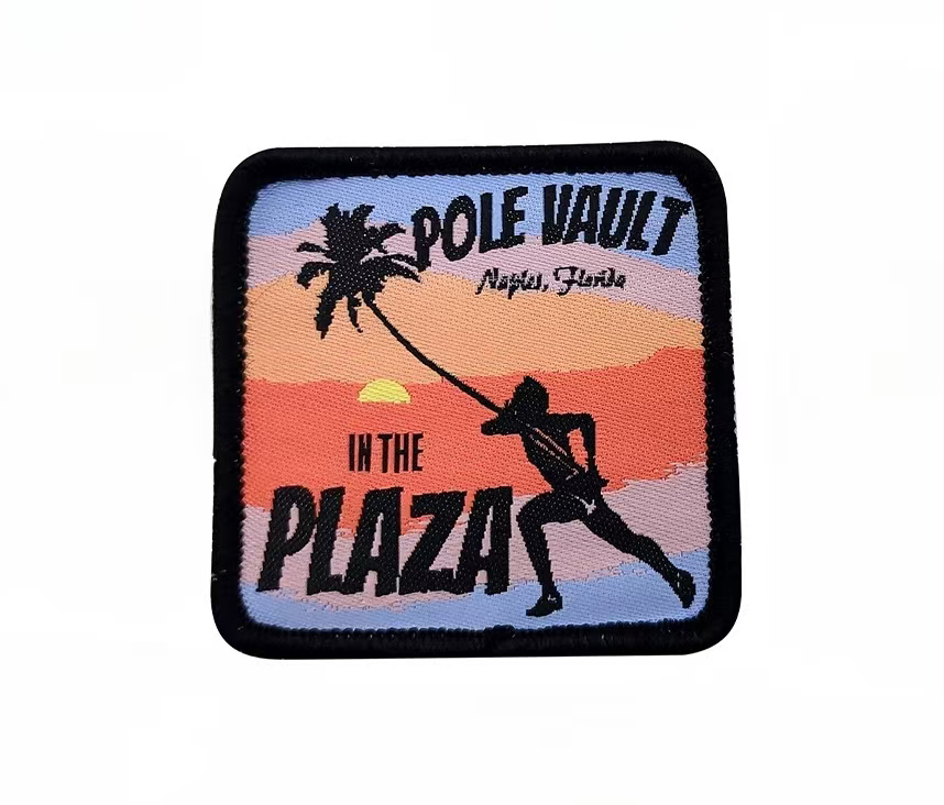 Custom Damask Woven Garment Labels--YL-WL0005