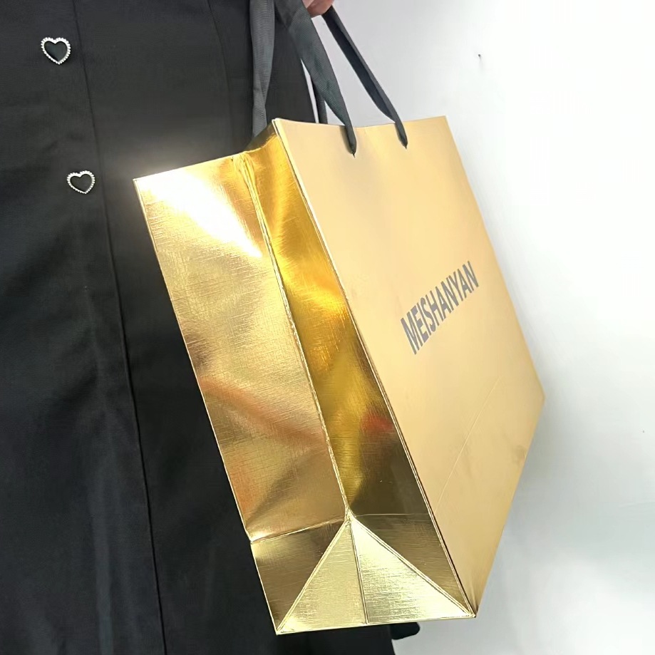 Custom Logo Printed Luxury Paper Gift Bag--YL-BAG0012
