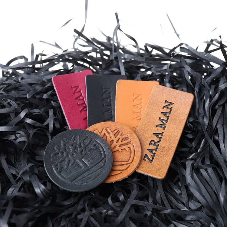 Clothing LOGO Embossed PU leather Patch--LPAT0010