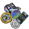 Oval Shape 3D Embroidery Tags--YL-EPAT0003