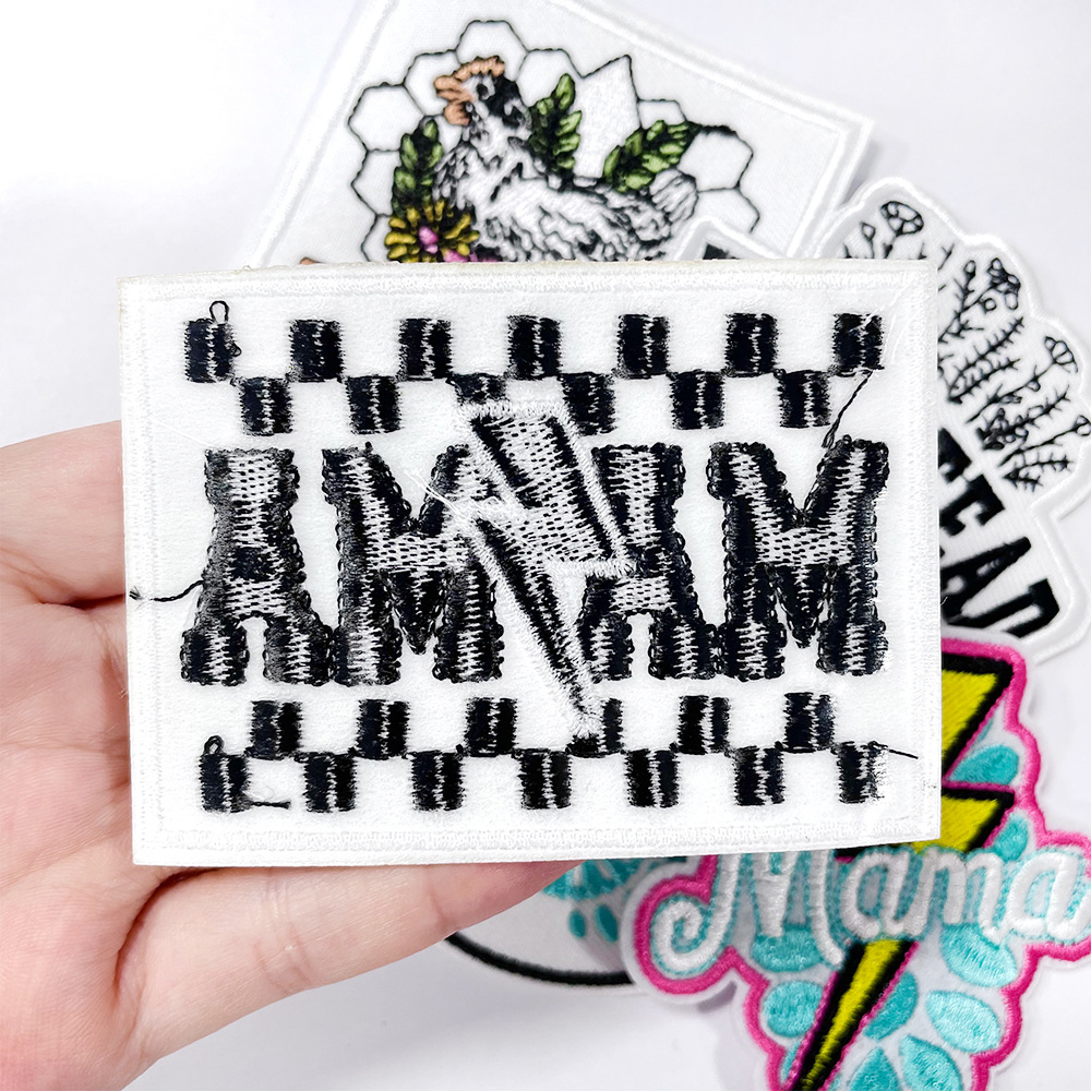  Embroidery Patch Embroidered Clothes Fabric Badges--YL-EPAT0032