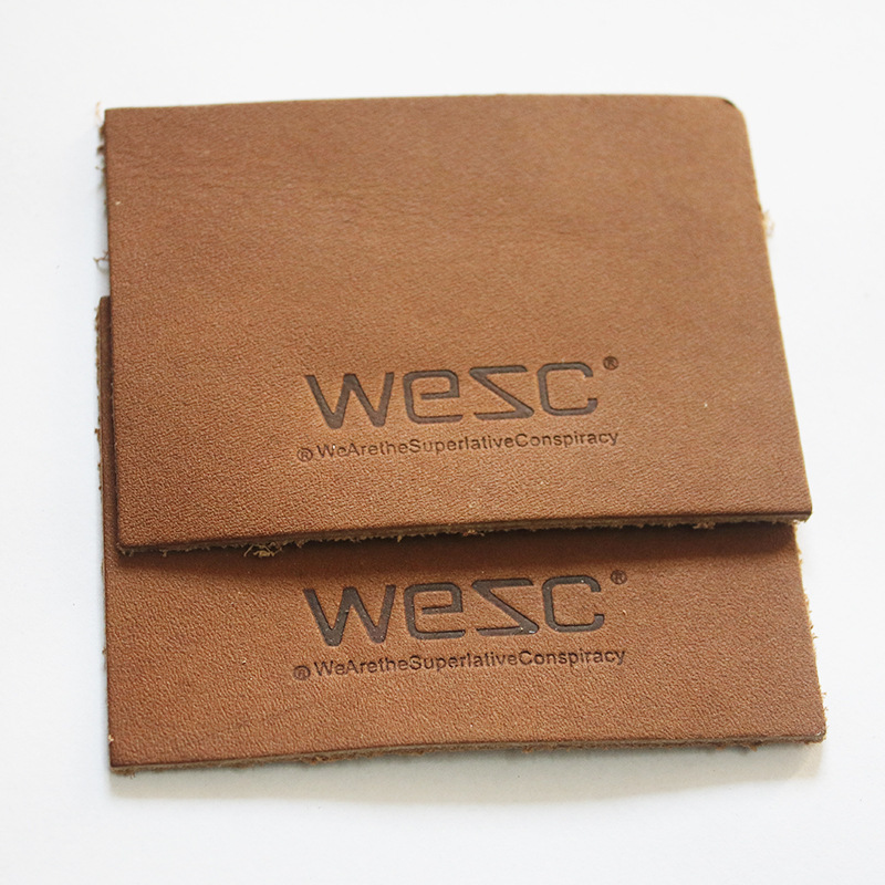 Custom Embossed Jeans Leather Patch Label --LPAT0025
