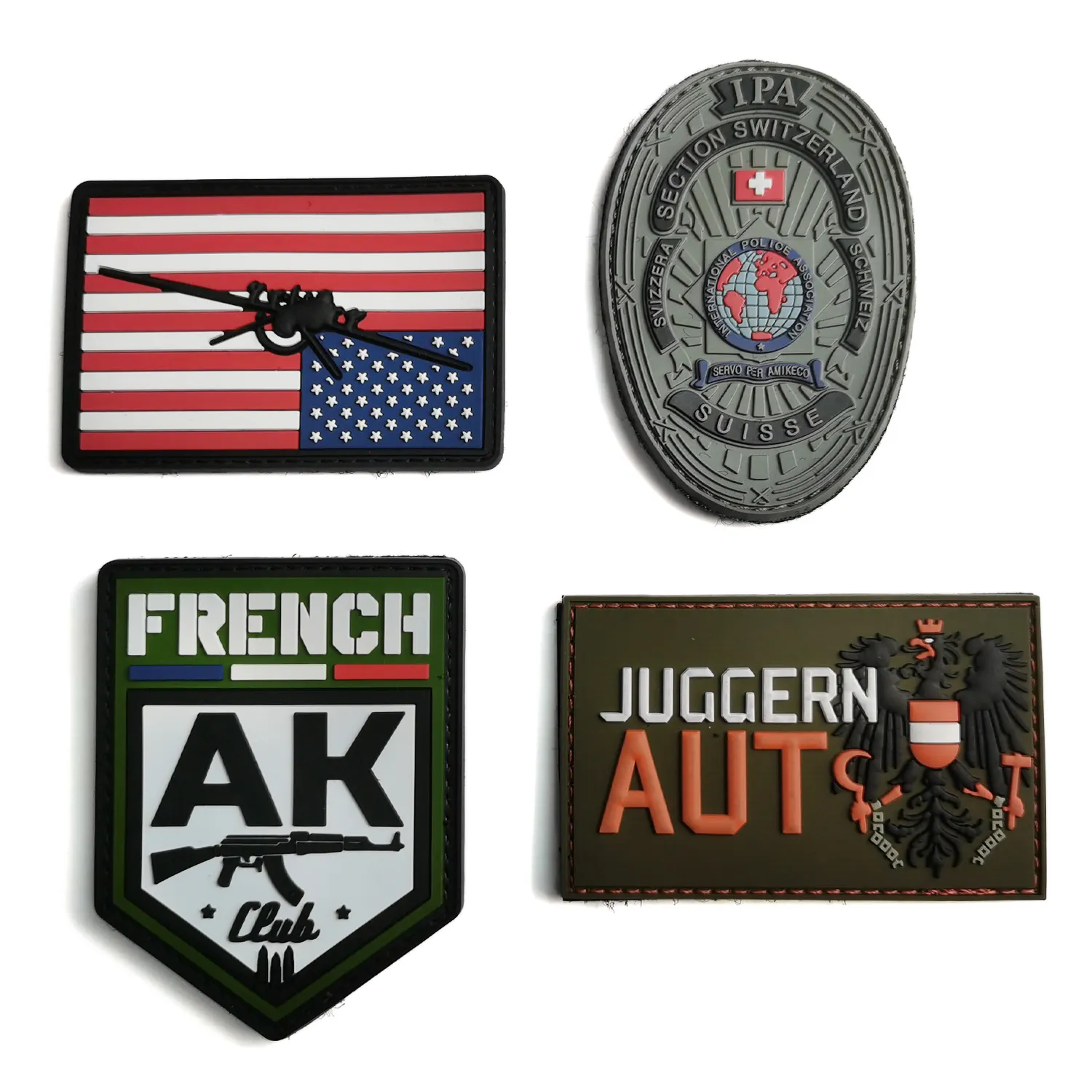 High Quality Cartoon Silicone Rubber Badges -YL-PAT0028