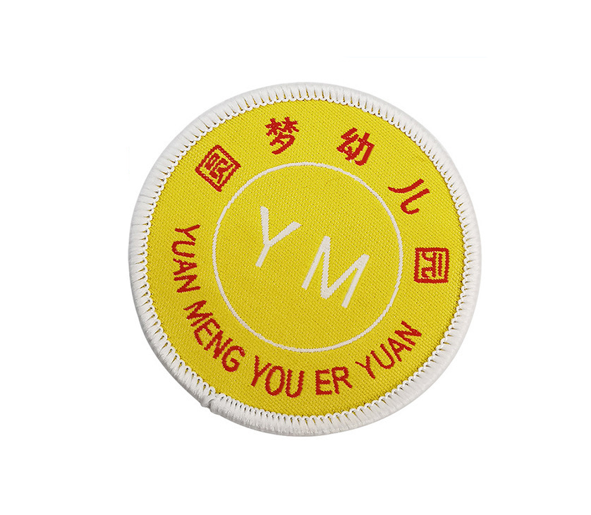 Custom Design Fabric Woven Full Embroidered Logo --YL-WL0036