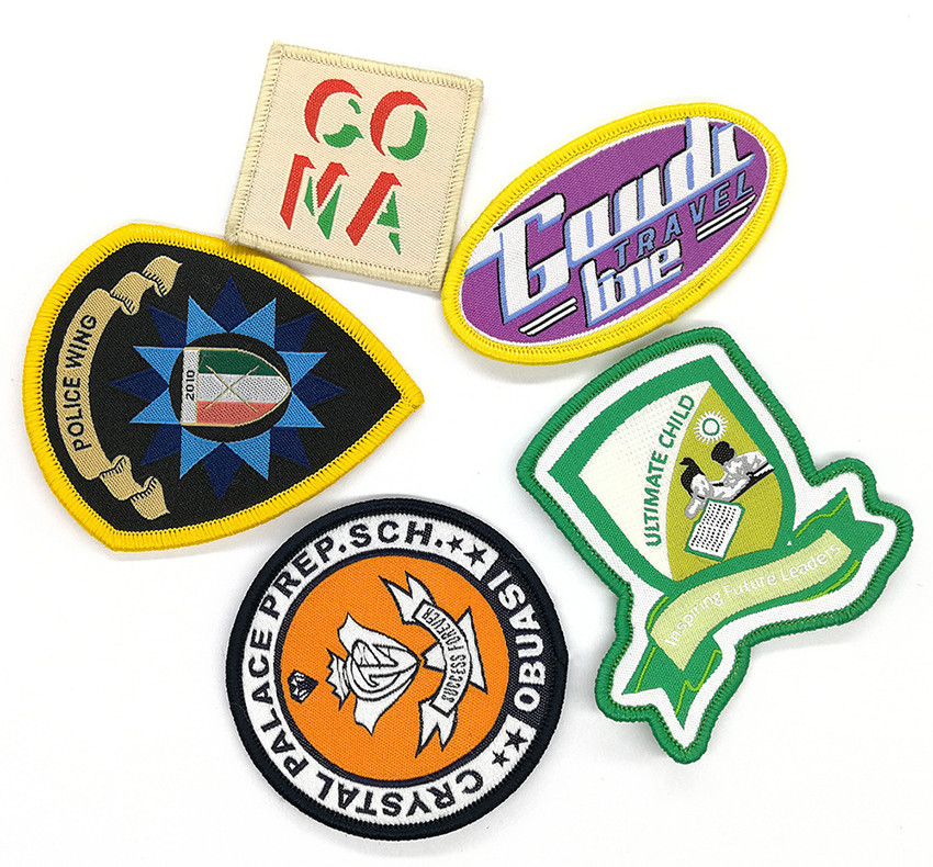 Custom Damask Woven Garment Labels--YL-WL0005