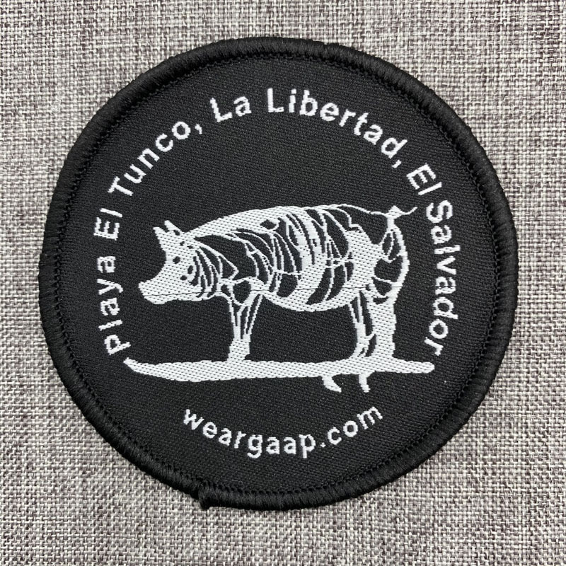 Clothing Woven Letter Full Embroidery Badge Patches--YL-WL0007