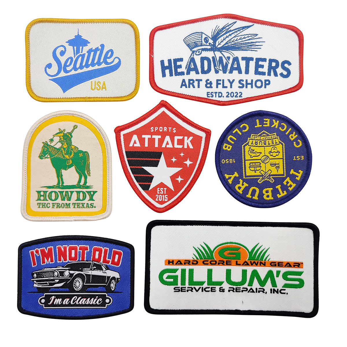 Custom Uniform Woven Patches Badges--YL-WL0010