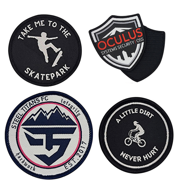  Woven Embroidered Souvenir Patch--YL-WL0011