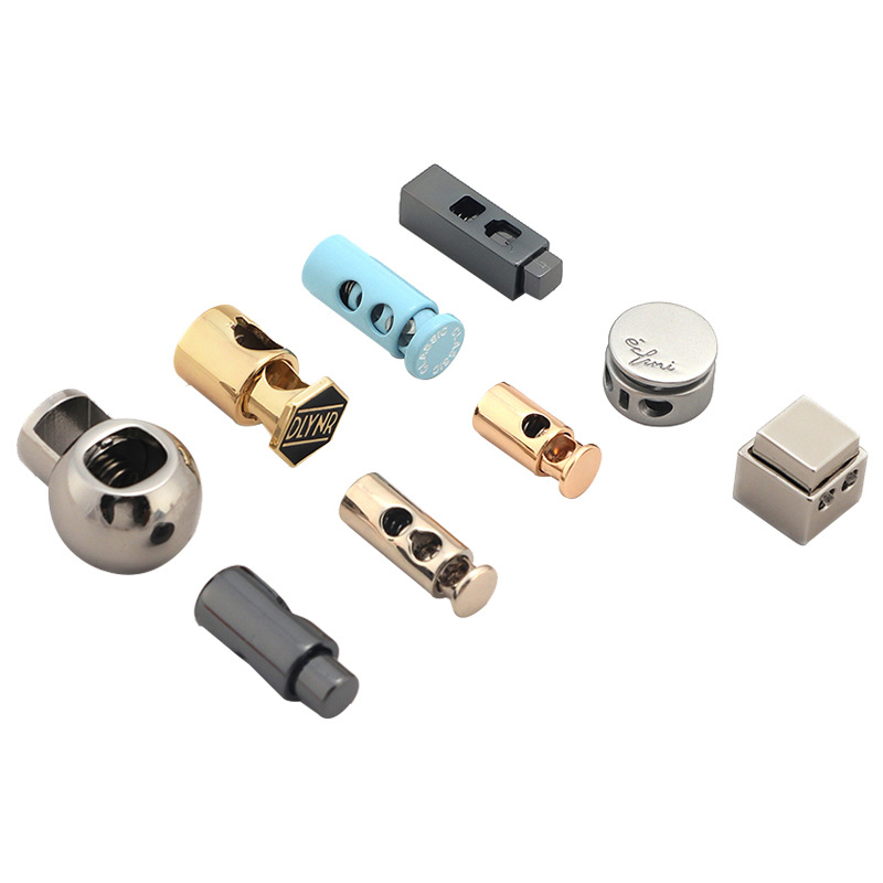 Spring Three Custom End Stopper Metal Cord Lock--YL-ACC0017