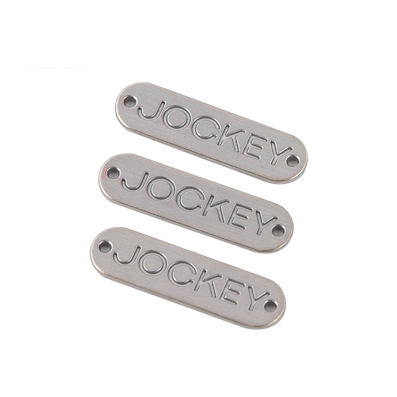High Quality Custom Brand Name Letter Engraved Plate Tag--YL-ACC0003