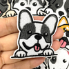Cute Embroidery Stickers Cartoon Dog Ironing Cloth Stickers --YL-EPAT0035