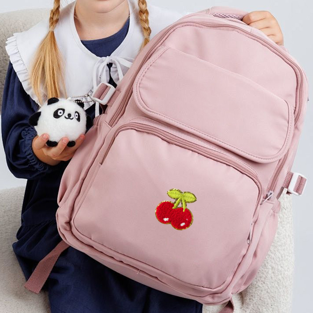Wholesale 3d Cherry Embroidered Patches--YL-EPAT0025