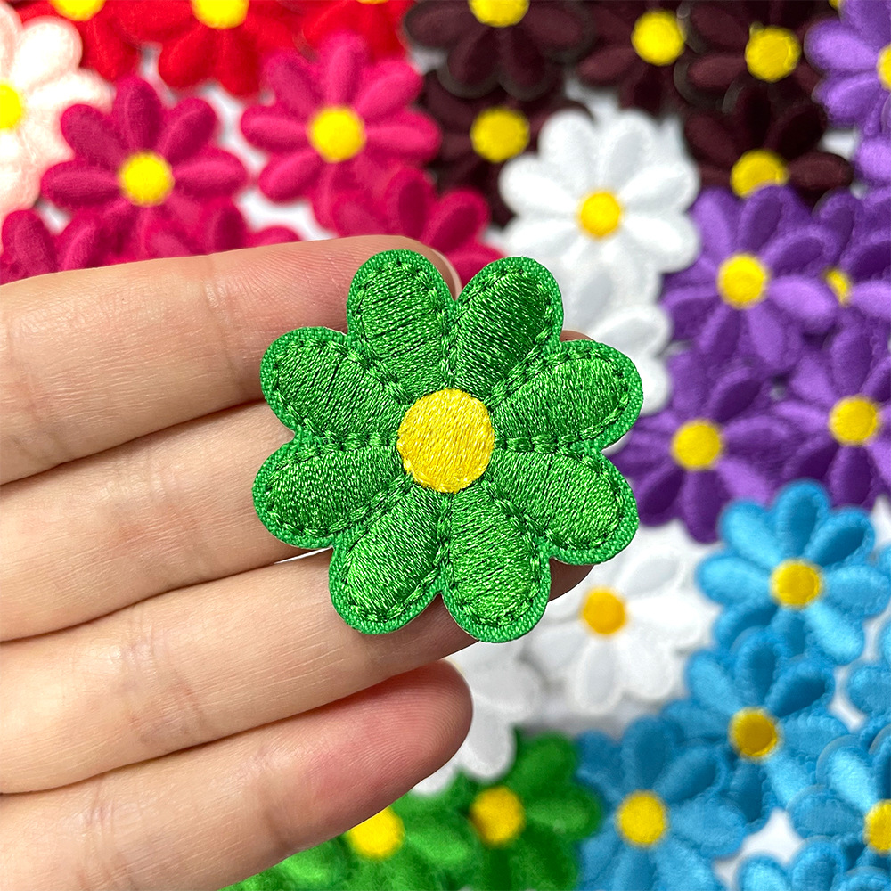 Flower Design Custom Embroidery Patches--YL-EPAT0027