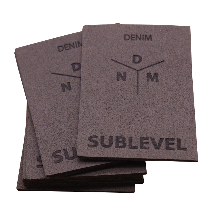 Design Genuine PU Leather Hat Patch --LPAT0012