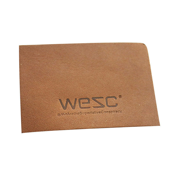 Custom Embossed Jeans Leather Patch Label --LPAT0025