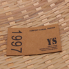 Custom Embossing Logo Label Real Leather tags --LPAT0024