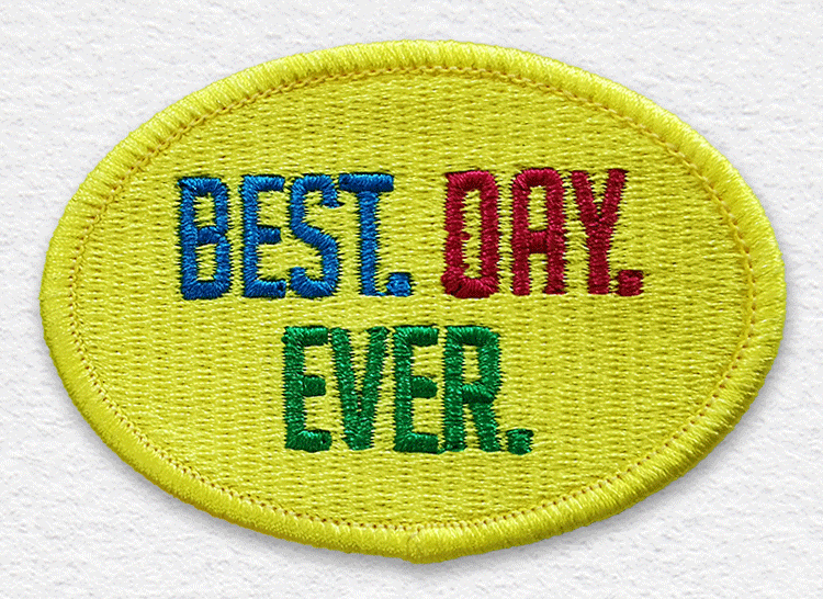  Wholesale Big Large Custom Logo Towel Embroidery Chenille Letter Patches--YL-EPAT0002