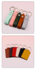 Leather Business Contracted Keyring Metal Small Pendant Accessories --LPAT0023
