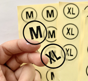 Transparent Waterproof Size Stickers Sheet-YL-PL0002