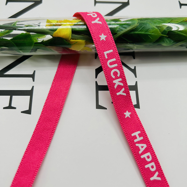 Non-elastic Logo Woven Webbing Bands-ET0011