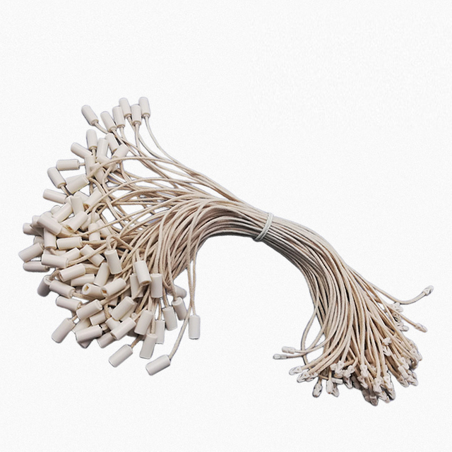 Custom Polyester Cotton Wax Rope For Paper Hang tag String - YL-HT0011