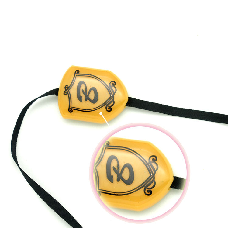 Garment Accessories Embossed Brand Name Plastic String- YL-HT0017