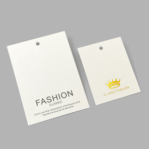 Best custom hang tags for clothing wholesale YL-HT0019-SS