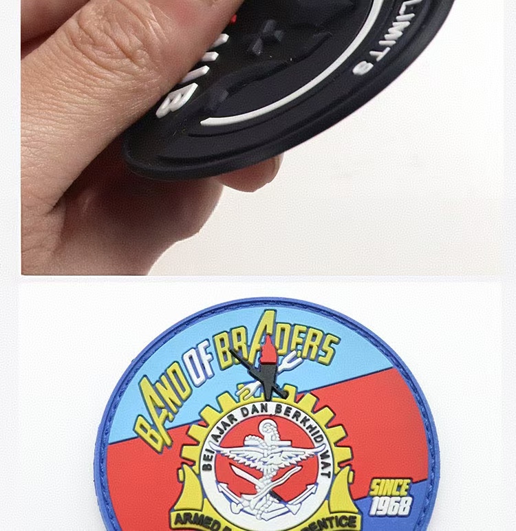 Custom Silicone Patches for Clothes -YL-PAT0015