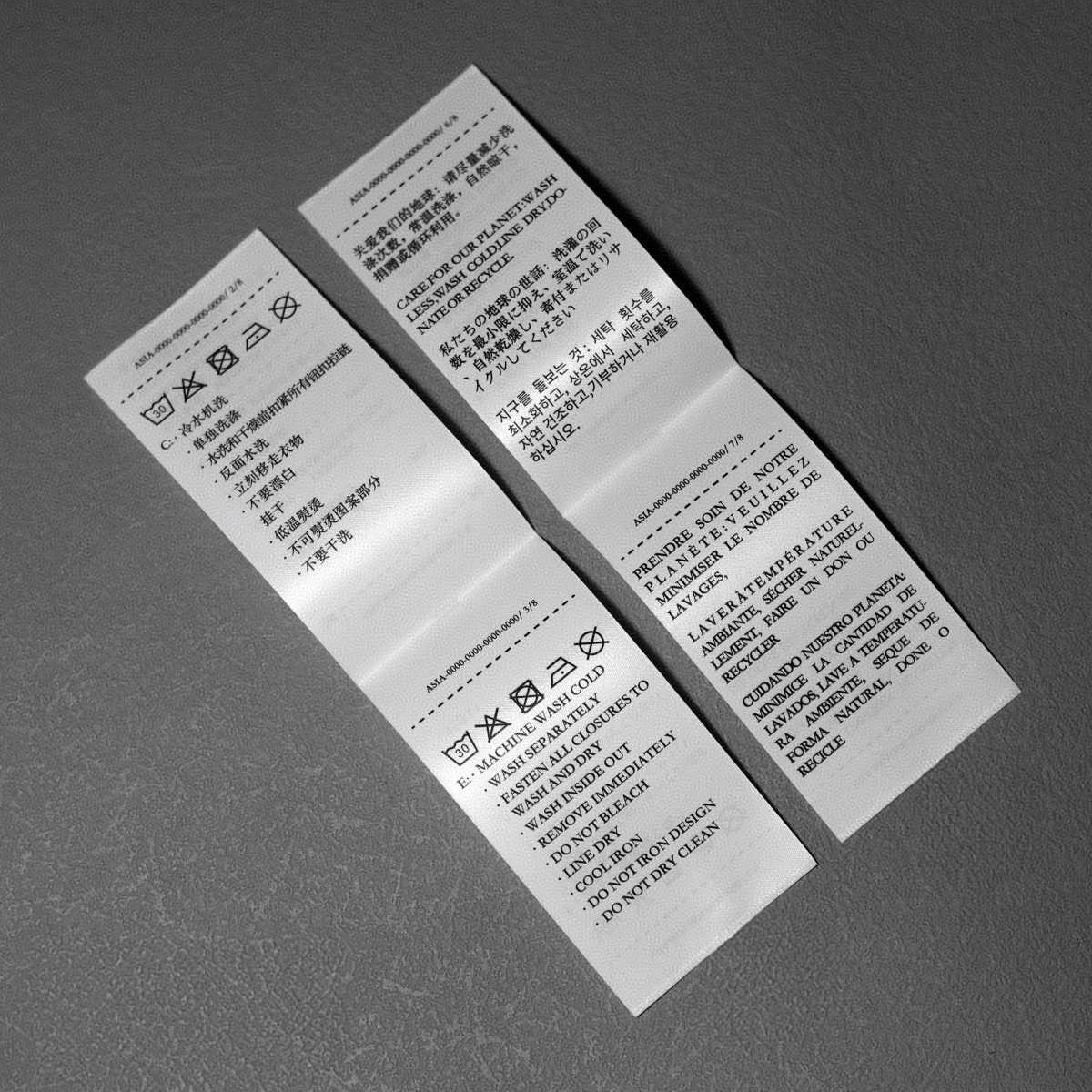 Printing Labels for Clothing WholesaleYL-SC0001