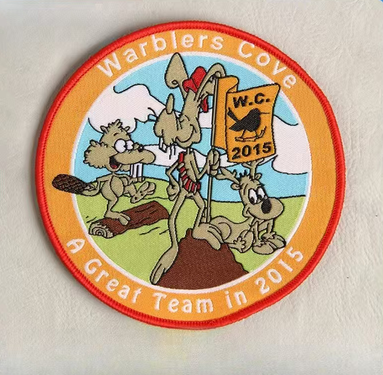 Clothing Woven Letter Full Embroidery Badge Patches--YL-WL0007