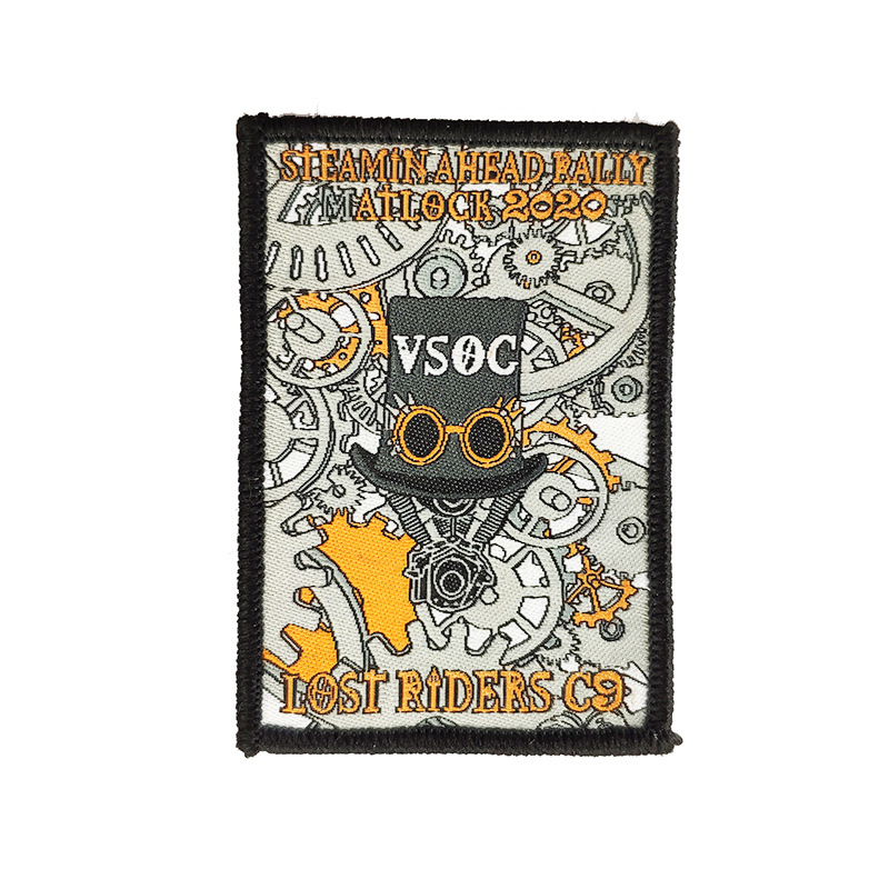 Sew Velcroes Backing Patched Woven Patch--YL-WL0009