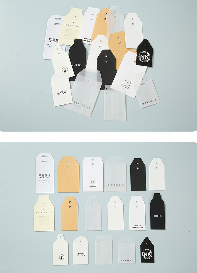 Garment Swing Tags Factory Professional Manufacture Luxury Brand Logo Custom Fashion Hang Tag for Clothing